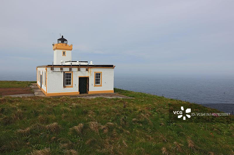 苏格兰邓肯斯比角高地灯塔图片素材