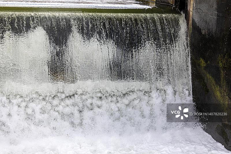 用于发电的堤坝，德国图片素材