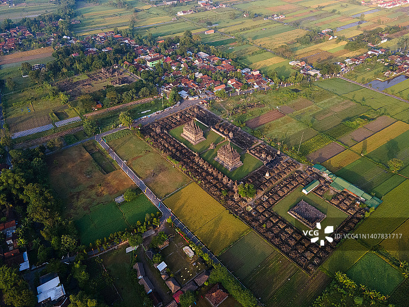 印度尼西亚中爪哇的普劳桑寺图片素材