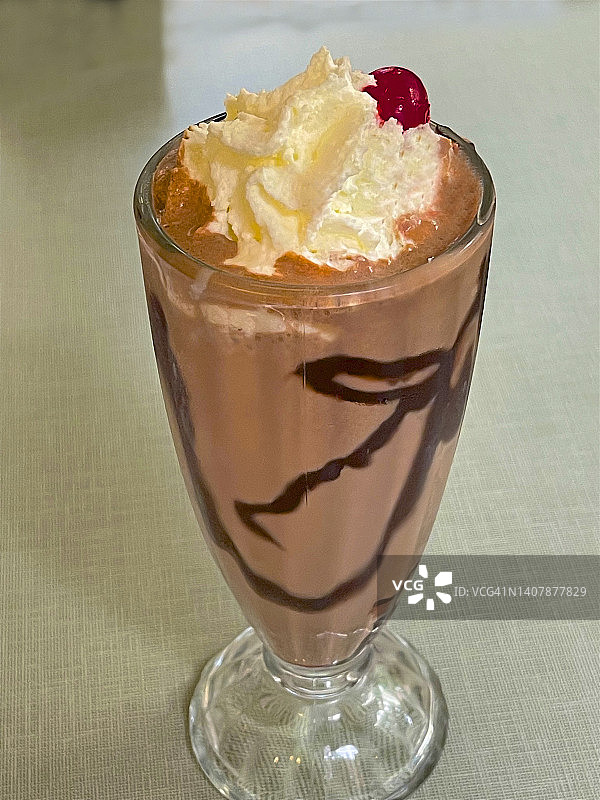 巧克力奶昔图片素材