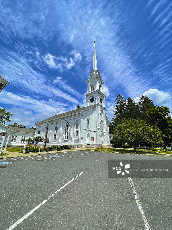 李镇第一公理会教堂图片素材