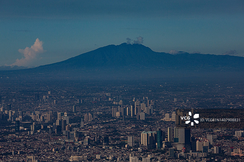 雅加达鸟瞰图图片素材