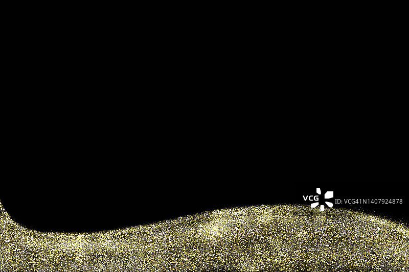 带有金色闪光的黑色背景图片素材