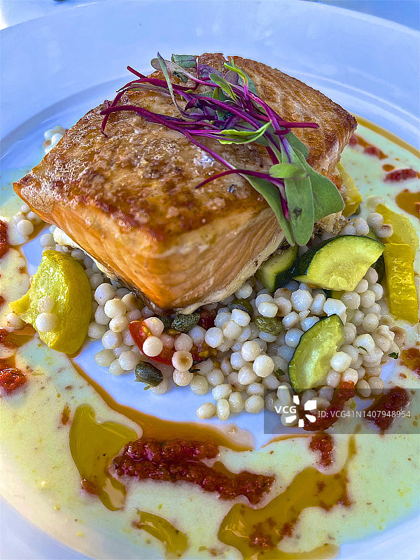 法罗群岛鲑鱼图片素材