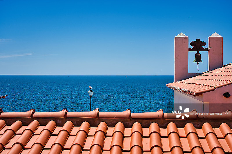 葡萄牙阿尔加维卡武埃鲁的大西洋图片素材