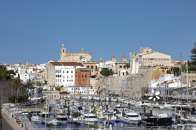 西班牙梅诺卡岛休达德拉图片素材