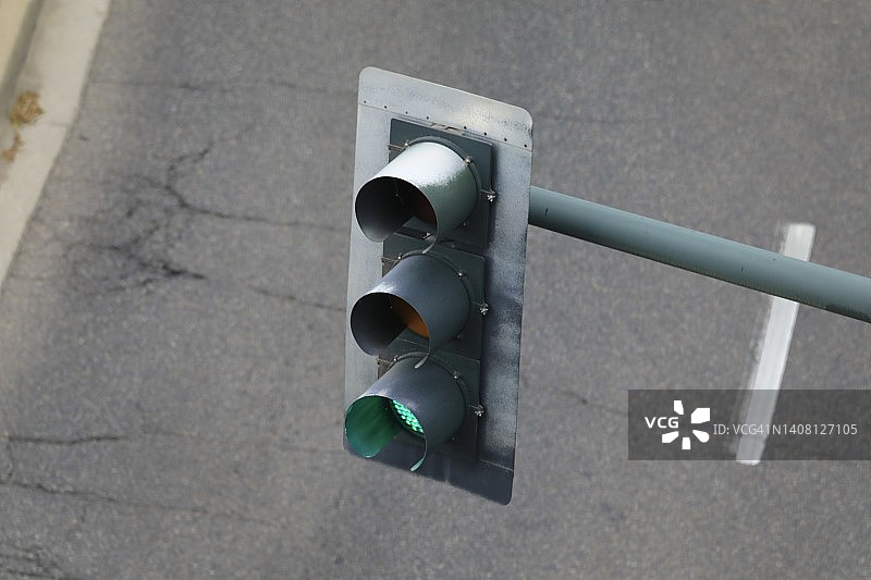 交通控制灯 - 高角度视图图片素材
