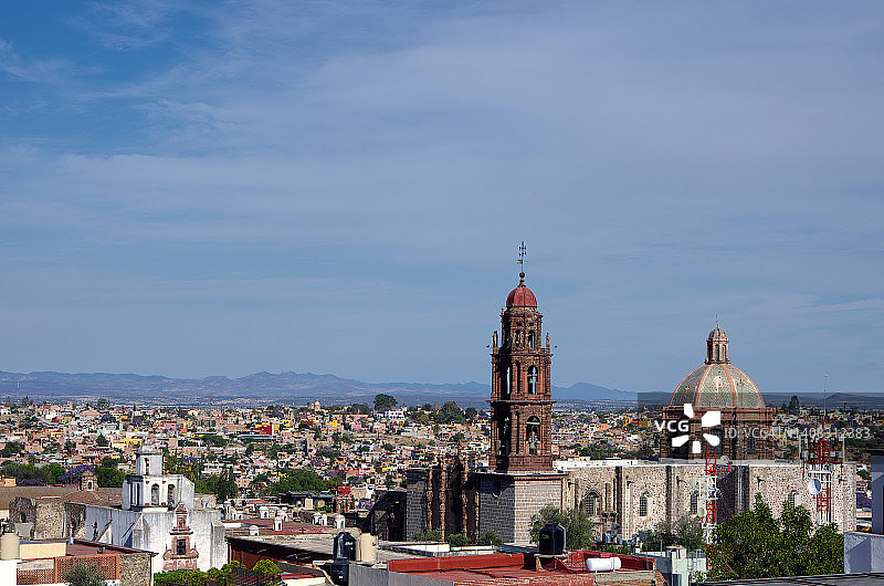 墨西哥瓜纳华托圣米格尔德阿连德城市风光图片素材