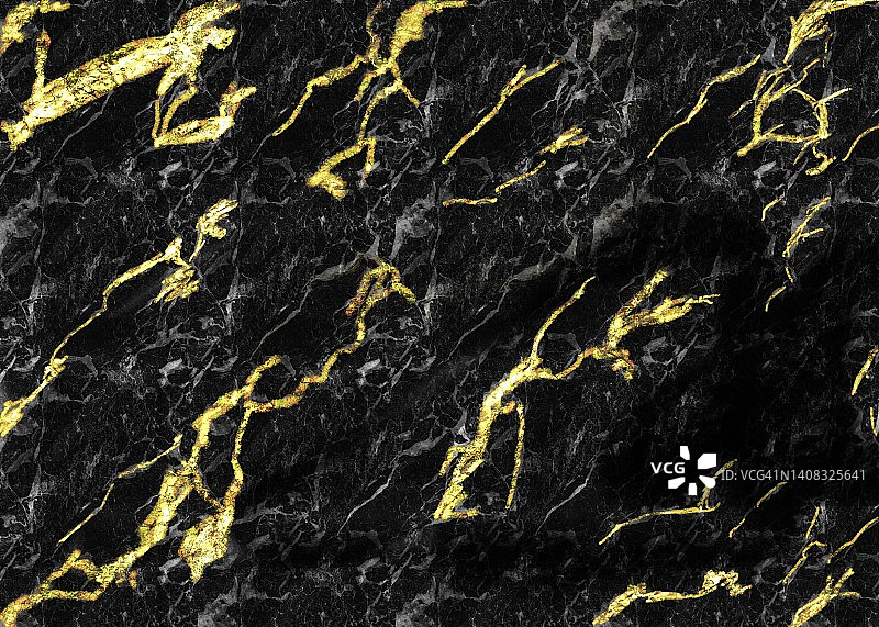 黑色金色大理石纹理背景图片素材