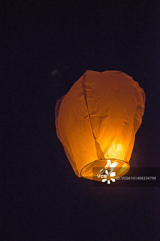 中国风许愿灯笼图片素材