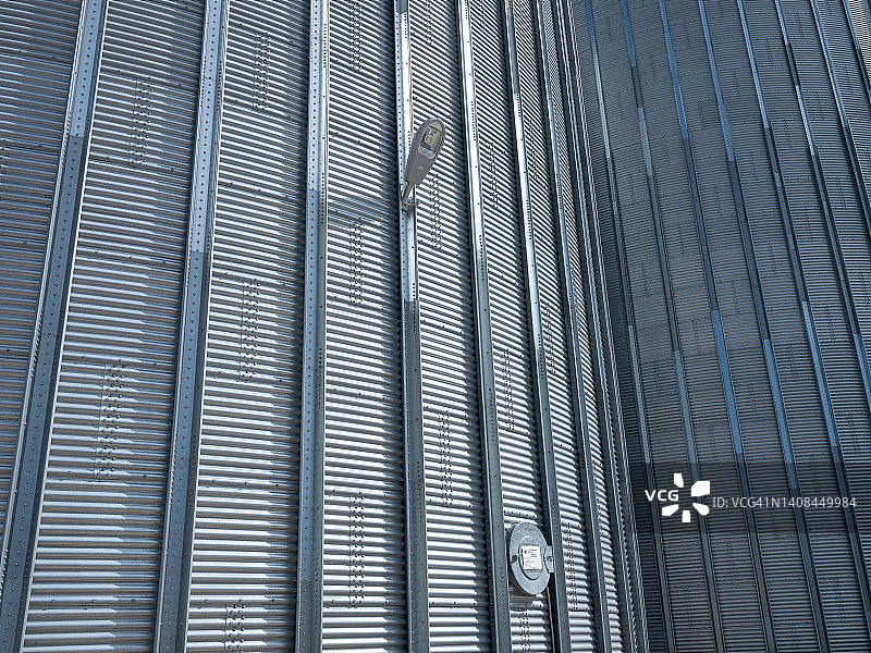 巨大的农业粮仓特写，农业和全球业务图片素材