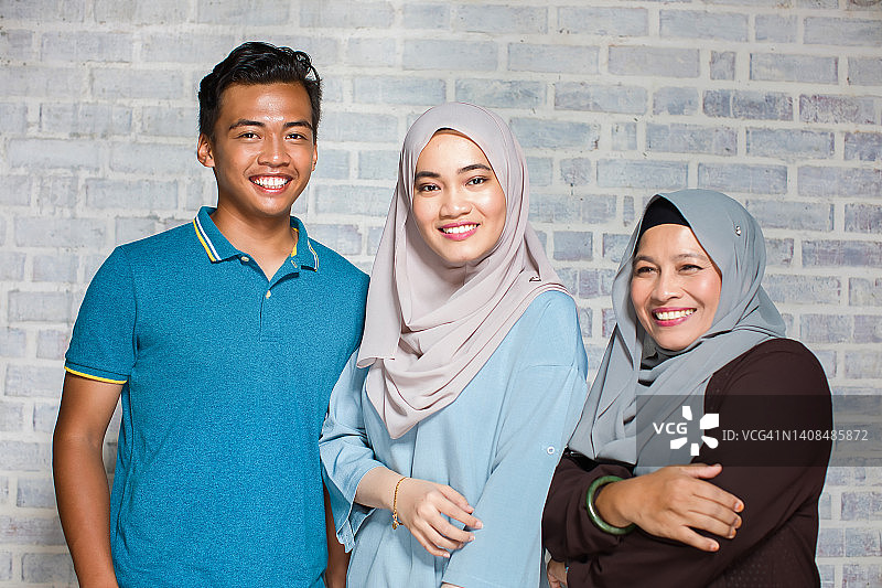 正式家庭照图片素材