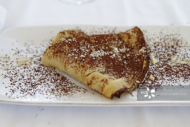 巧克力可丽饼图片素材