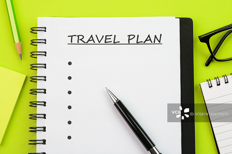 旅行计划图片素材