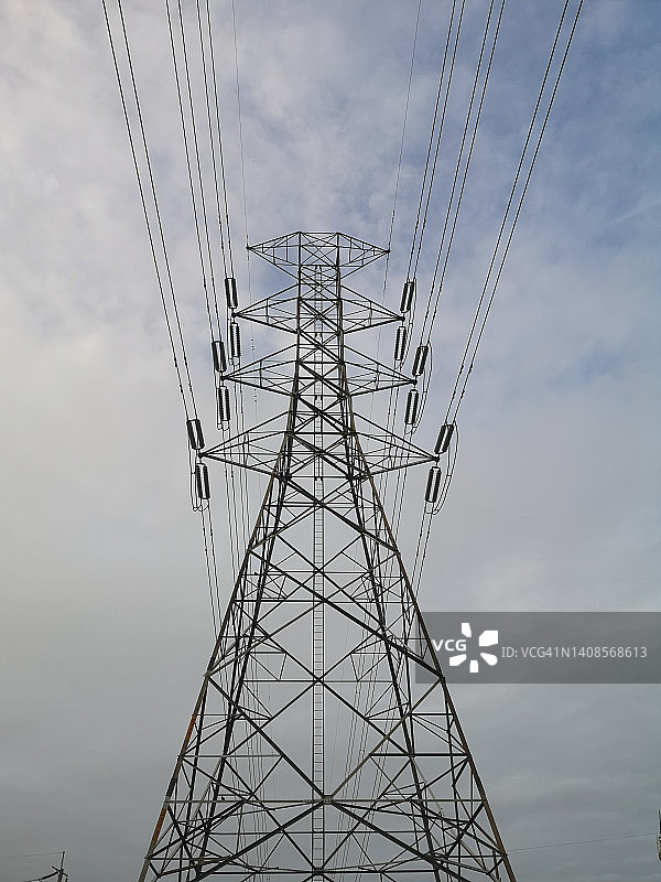 高压电线杆图片素材