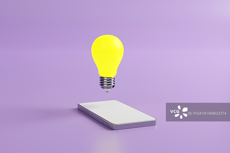 书籍灯泡粉色背景3D插画图片素材
