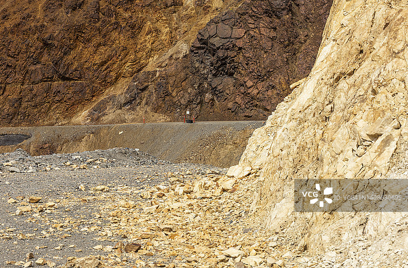 德纳利国家公园的山体滑坡图片素材