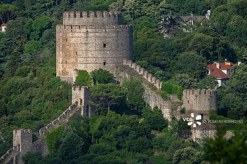 伊斯坦布尔的鲁梅利城堡图片素材