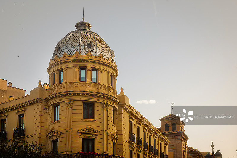 西班牙格拉纳达建筑外观图片素材