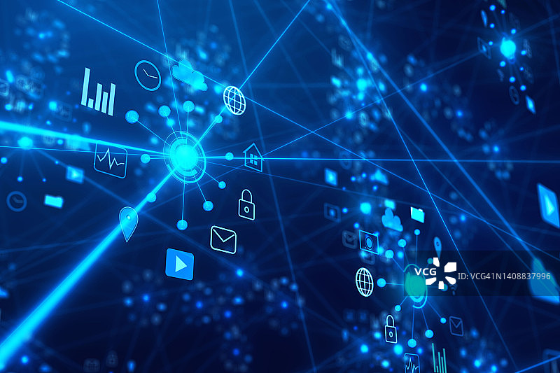 物联网和网络图片素材