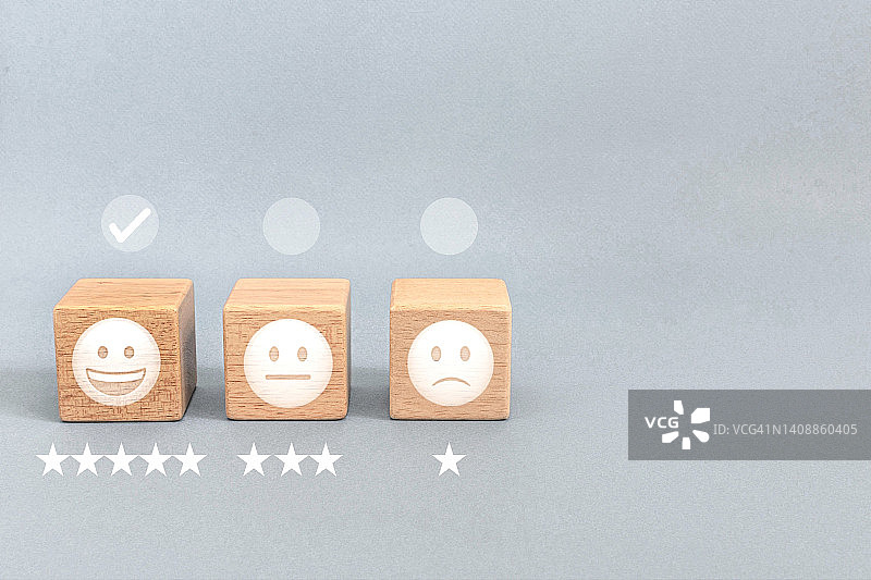 评价满意度概念图片素材