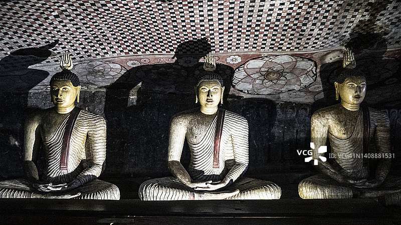 斯里兰卡丹布勒石窟寺图片素材