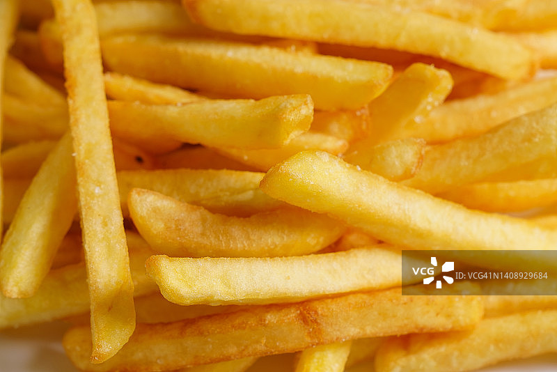 炸薯条特写图片素材