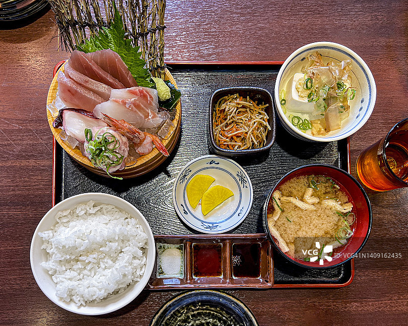 刺身定食图片素材