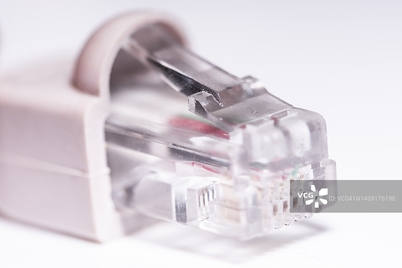 网络电缆特写图片素材