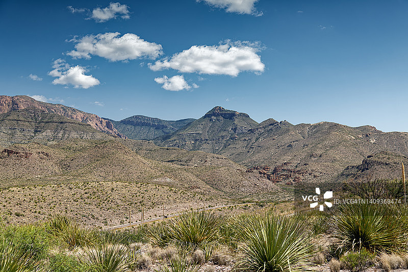 在索托尔观景台看埃默里峰和奇索斯山脉图片素材