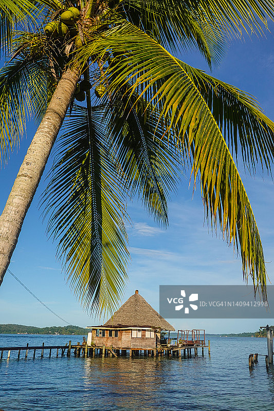 中美洲巴拿马的博卡斯-德尔托罗岛图片素材