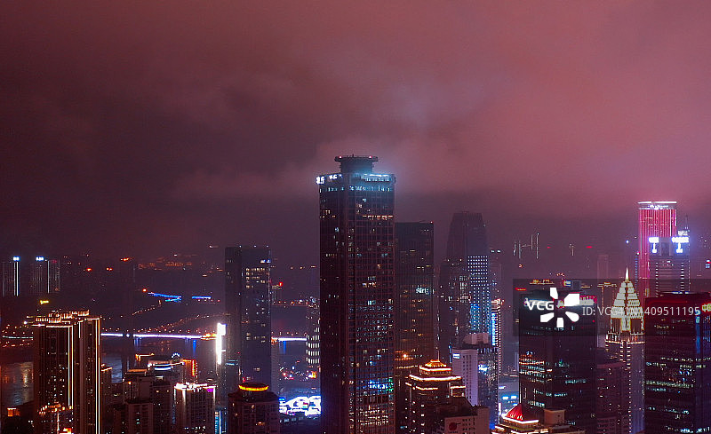 中国重庆的城市建筑图片素材