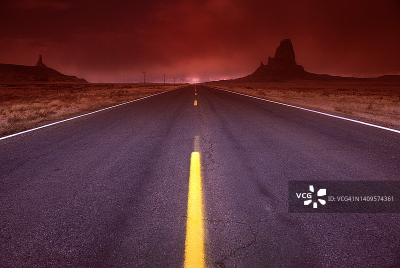 乡村公路景观图片素材