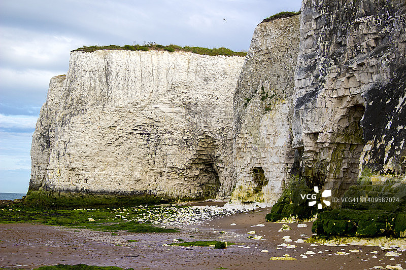 英国肯特郡布罗德斯泰斯植物学海湾图片素材