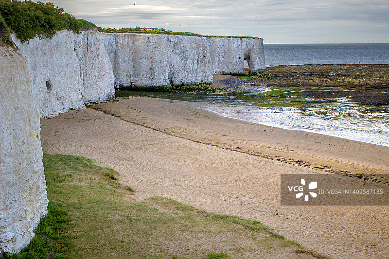 金斯盖特海湾，布罗德斯泰斯，肯特，英国图片素材