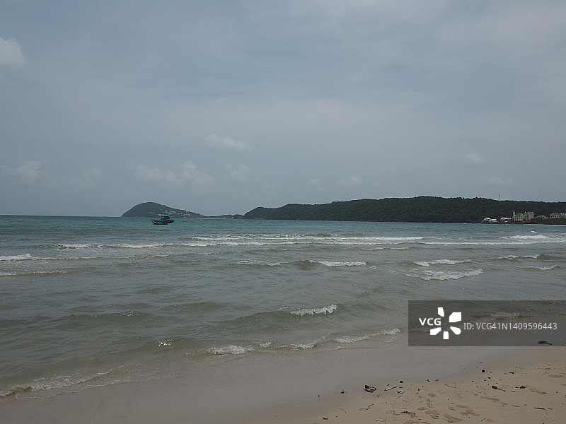 富国岛的原始海滩图片素材