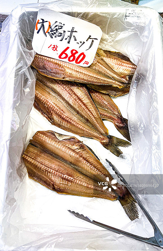 阿拉斯加六线鱼干图片素材