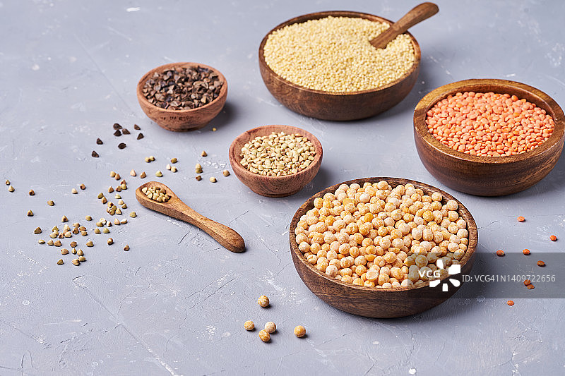 纯素蛋白质来源图片素材