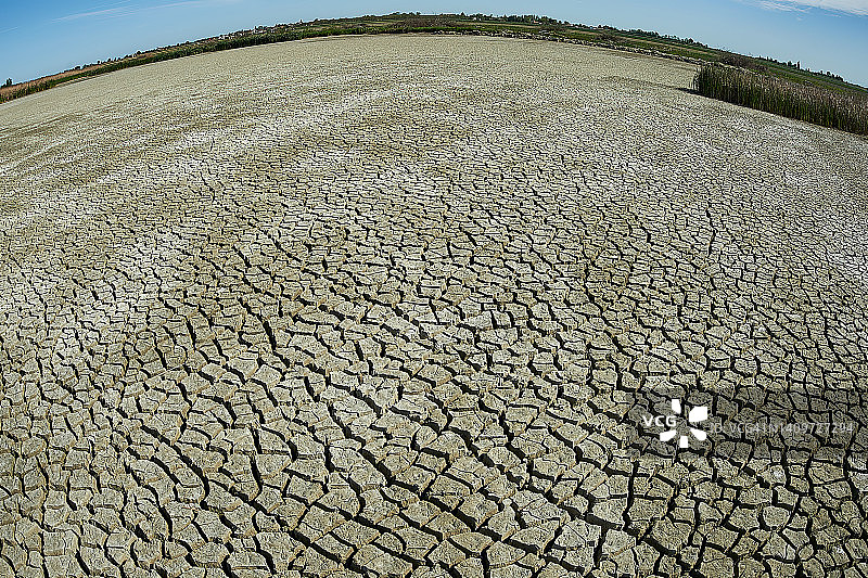 干旱的农业田地，干旱图片素材