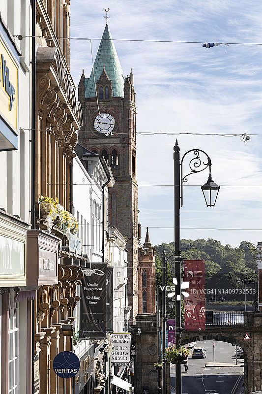 伦敦德里：英国北爱尔兰图片素材