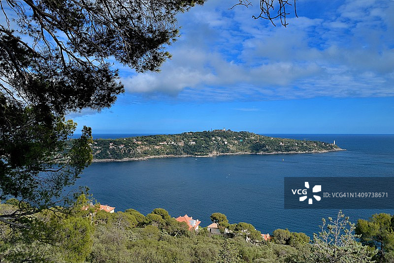 滨海圣让-费拉角半岛，尼斯加顿角图片素材