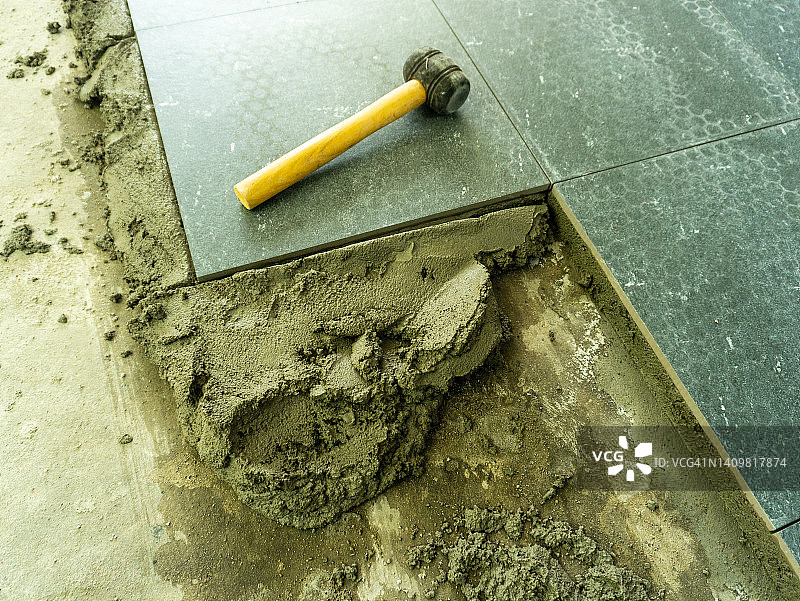 瓷砖铺设图片素材