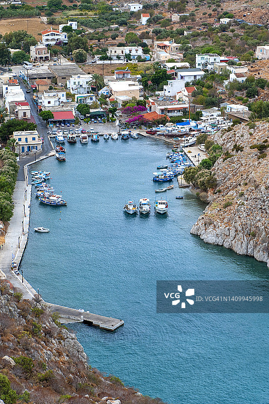 卡利姆诺斯岛的瓦蒂斯图片素材