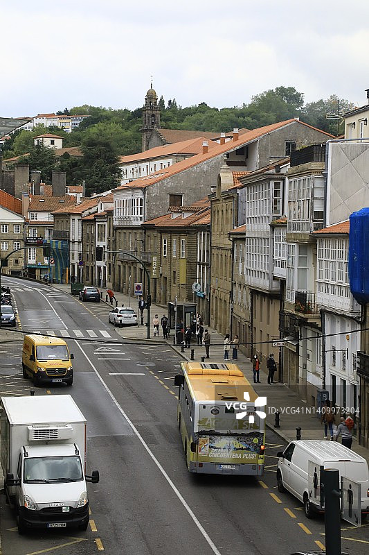 繁忙的欧洲城镇图片素材