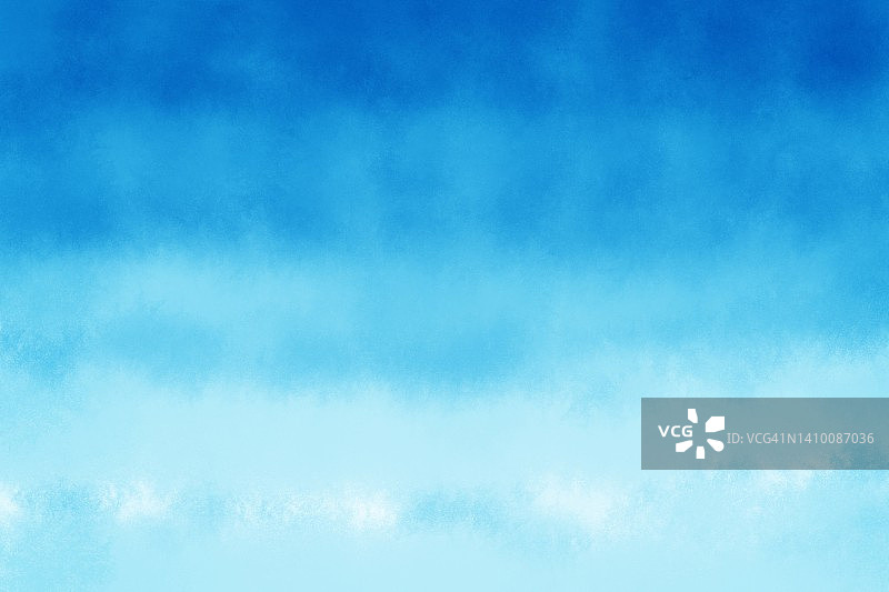 白色背景上的水彩蓝色颜料纹理渐变设计图片素材