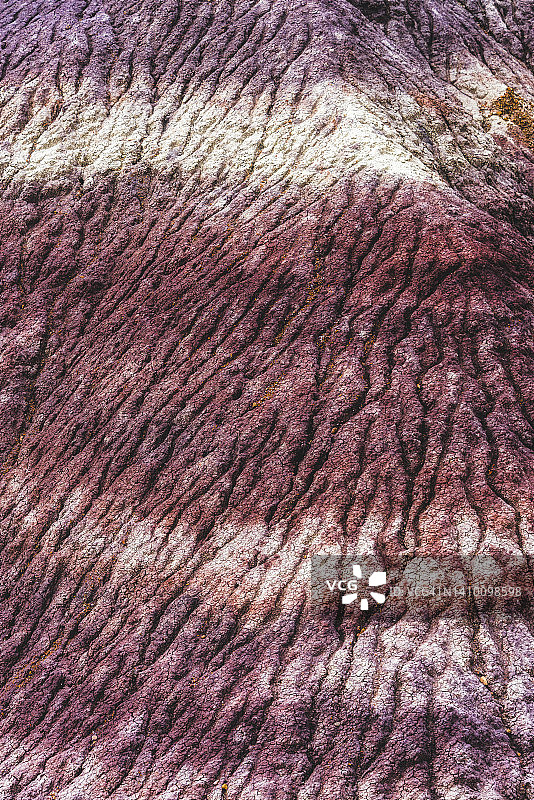 蓝色梅萨的彩色荒地图片素材