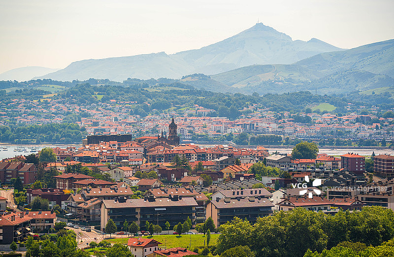 西班牙吉普斯夸 Hondarribia小镇图片素材