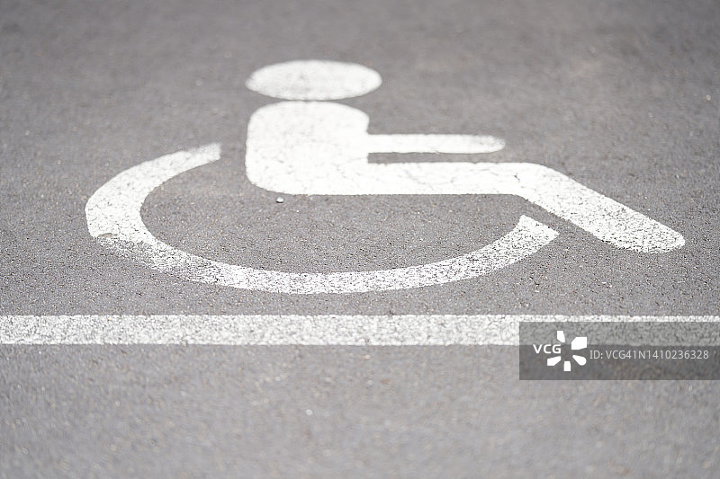 残疾人停车标志图片图片素材