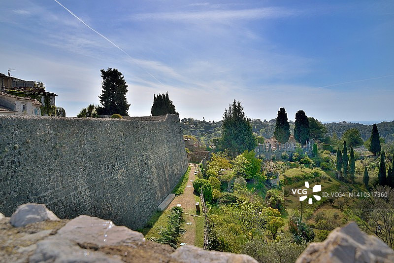 圣保罗德旺斯西部城墙图片素材