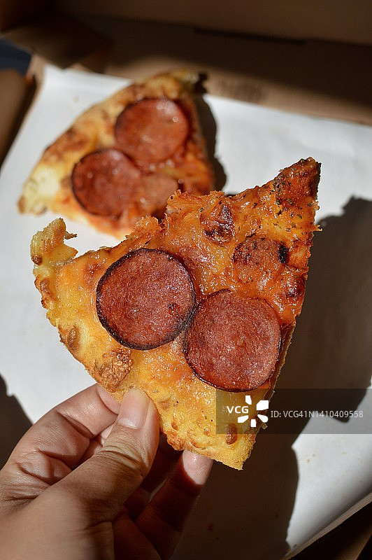 取披萨图片素材